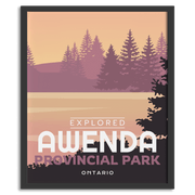 Affiche « Exploration » du parc provincial d'Awenda